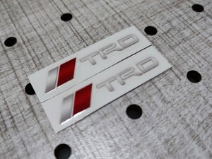 TRD ミニステッカー グラデーション 2P■プリウス クラウン ハリアー アルファード アクア ヤリスクロス ライズ RAV4 86 C-HR bB プラド