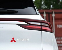 三菱 ステッカー 2P■ランサー パジェロミニ デリカD:5 D:2 ミラージュ ekワゴン ekクロス アウトランダーPHEV エクリプスクロス RVR GTO_画像7