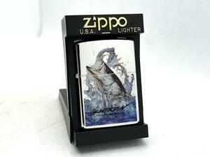 未使用 ZIPPO ジッポー 限定品 西口司郎作 バス 魚 ライター