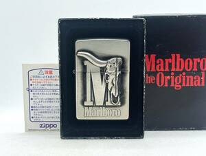 美品 ZIPPO ジッポー 1999年 限定品 懸賞品 MARLBORO マルボロ 水牛 ロングホーン 立体 ライター 付属品有