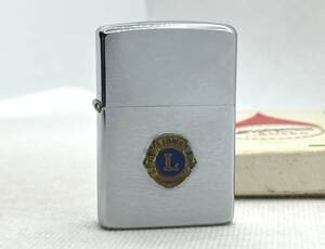 美品 ヴィンテージ ZIPPO ジッポー 1961年 ライオンズクラブ ロゴ ライター 付属品有