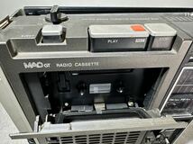 National RQ-540 ナショナル ラジオ ラジカセ 通電確認済 ラジオNG カセットOK_画像7