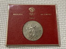  メキシコ オリンピック 25ペソ記念硬貨 1968年 メダル コイン 銀貨 貨幣　五輪　MEXICO OLYMPC_画像1