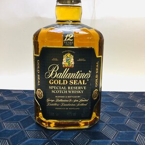 【未開栓/お酒/CH】 Ballantine's GOLD SEAL バランタイン ゴールドシール スペシャルリザーブ 12年 スコッチ 1L 1000ml 43% IM0509/001の画像1
