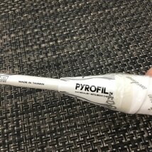 【未使用品/TO】GOSEN ゴーセン PYROFIL INFERNOLITE GJ1030668T G6 バドミントン ラケット ホワイト ガット無し　IM0511/012_画像6