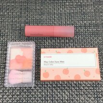 【中古品/TO】イニスフリー 3.8ｇ リップ / CANMAKE グロウフルールチーク / エチュード アイシャドウ 0.9ｇｘ6 RS0512/0000_画像1