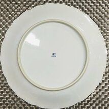【中古/現状品/KU】KORANSHA 香蘭社 オーキッドレース 中皿 盛皿 平皿 約25.5cm 陶器 和食器　MZ0516_画像6