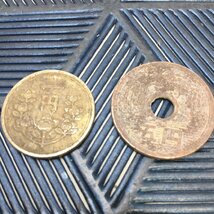 【中古品/CH】1円硬貨　5円硬貨　古銭　旧硬貨 日本　国産 歴史　RS0515/0000_画像1