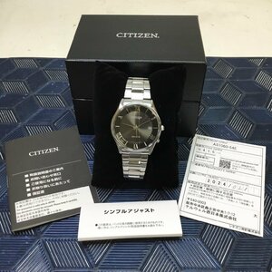 【美品/CH】CITIZEN シチズン Eco-Drive エコドライブ 腕時計 AS1060-54E 電波ソーラー アナログ デイト メンズ ウォッチ　MZ0526/005