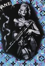 DEATH NYC アートポスター 世界限定100枚 ポップアート マリリンモンロー Marilyn Monroe バンクシー ヴィトン スナイパー 現代アート _画像4