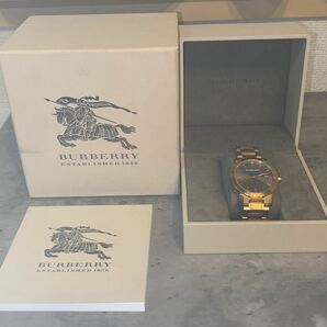 BURBERRY バーバリー BU9005 シティ グレー文字盤 ケース付 腕時計 時計 の画像1