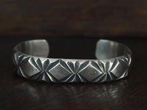 1950's navajo Vintage bangle Indian jewelry Navajo silver OLD PAWN