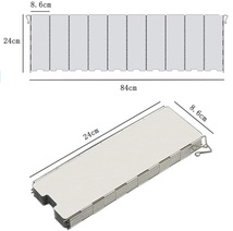 ウインドスクリーン　風除版　アルミ製　折り畳み式　軽量コンパクト_画像6