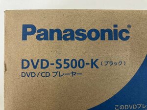 ●Panasonic(パナソニック) DVD/CDプレーヤー ブラック DVD-S500-K●新品未開封品・安心のメーカー保証付き●