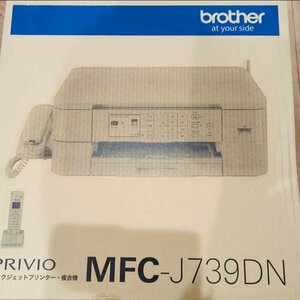 [ новый товар нераспечатанный товар / гарантия производителя есть ]* Brother струйный многофункциональная машина ( принтер / копирование / сканер /faks телефон беспроводная телефонная трубка 1 шт. есть )PRIVIO MFC-J739DN*