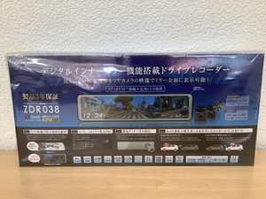 【即日発送対応・新品未開封品・メーカー3年保証】●コムテック デジタルインナーミラー機能搭載 前後2カメラドライブレコーダー ZDR038●