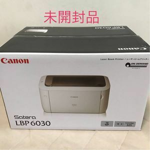 ●Canon(キヤノン) A4モノクロレーザープリンター Satera LBP6030●新品未開封品・純正スタータートナー付属・安心のメーカー保証付き●