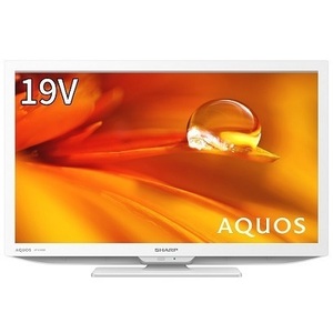 ★シャープ 2T-C19DE-W[ホワイト] 19V型 AQUOS 液晶テレビ★新品