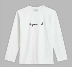 agns b.　ロンT◆ 長袖 Tシャツ ホワイト
