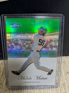 mlb topps finest refractor new york yankees 松井秀喜 ヤンキース シリアルナンバー