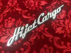 * серебряный * Hijet Cargo оригинал эмблема 