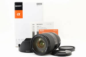 元箱 取扱説明書 フード付★極上品★SONY ソニー E 18-200mm F3.5-6.3 OSS LE SEL18200LE Emount APS-Cミラーレス高倍率ズームレンズ(3944)