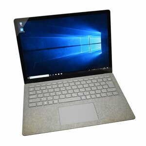 1 иен старт Surface Laptop 13 дюймовый 1769 i5 7200U 4GB SSD256GB платина б/у товар 5-1