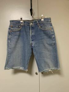 Levi's リーバイス カットオフパンツ W34 501 デニムショーツ ハーフパンツ 00年製造 コロンビア製