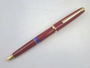 ◇PELIKAN/ペリカン/万年筆/ROLLED GOLD/750 18C/赤/レッド/筆記未確認/USED