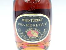 ◇WILD TURKEY/ワイルドターキー/1855/RESERVE/リザーブ/バレルプルーフ/750ml/54.8％/ウイスキー/バーボン/箱付き/未開栓_画像5