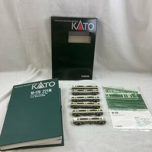 [5-160] railroad model KATO 10-170 221 series direct current suburban train N-GAUGE 6 both basic set . water metal 