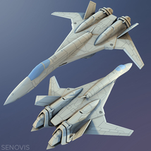 1/144 VF-19 エクスカリバー 3Dプリント EXCALIBUR 未組立 宇宙船 宇宙戦闘機 Spacecraft Space Ship Space Fighter SF_画像1