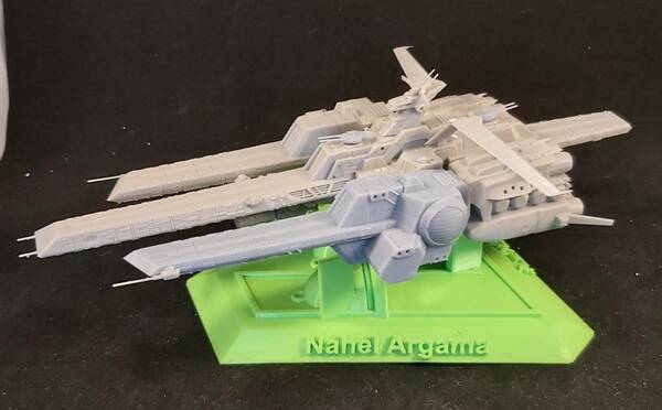 1/1700 ネェル・アーガマ 3Dプリント 未組立 宇宙船 宇宙戦艦 Nahel Argama Spacecraft Space Ship Space Battleship SF