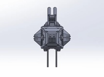 1/5000 レダII 3Dプリント 未組立 高速巡航艦 同盟軍 巡洋艦 FAST CRUISER LEDA II 宇宙船 宇宙戦艦 Spacecraft Space Ship Battleship_画像4