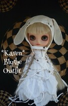 *karen* Belle histoire　ブライスアウトフィット　straitdress　White_画像1