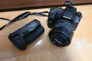 PENTAX Pentax single‐lens reflex K-3 less seal lens extra battery grip set 