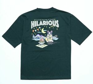 ●送料390円可能商品 ロゴス LOGOS DAYS アウトドア 新品 メンズ バックプリント 半袖 Tシャツ M [SMSKLD149A-DGRN-M]一 三 壱★QWER★