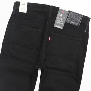 ★リーバイス Levis 512 定価12100円 新品 メンズ スリム テーパード ジーンズ デニム パンツ 黒 34インチ [28833-0013-34] 四 弐★QWER★