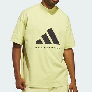 ★アディダス ADIDAS 新品 メンズ カジュアル バスケットボール オーバーサイズ クルーネック 半袖 Tシャツ [IN7567-S] 三 零★QWER