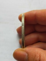 1円銀貨　明治14年 特年　本物保証　一圓銀貨　重さ約26.9g　 直径約38.6mm　 _画像6