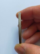 一円銀貨 明治10年　貿易銀　一圓銀貨　 本物保証 　直径約38.7mm　重さ約27.2ｇ_画像3