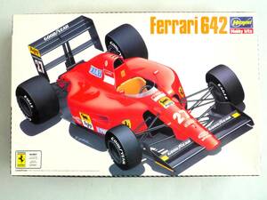 **[ нестандартный OK] не собран! Hasegawa 1/24 Ferrari 642~1991 год производства!A. Prost /J.areji~ внутри пакет нераспечатанный товар [ включение в покупку возможно ][GC22B17]**