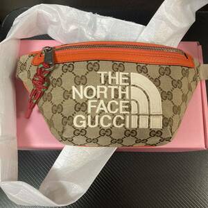 THE NORTH FACE GUCCI ベルトポーチ ベージュ