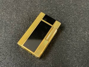 ST0605-29I S.T.Dupont gas lighter line 1 black × Gold color Dupont smoking goods smoking . smoke .