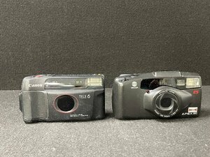 KK0605-55　ゆうパック着払い　Canon Autoboy TELE6 DATE 1:3.5/5.6/MINOLTA APEX90 38-90mm 1:3.5-7.7 コンパクトカメラ 2台 まとめて