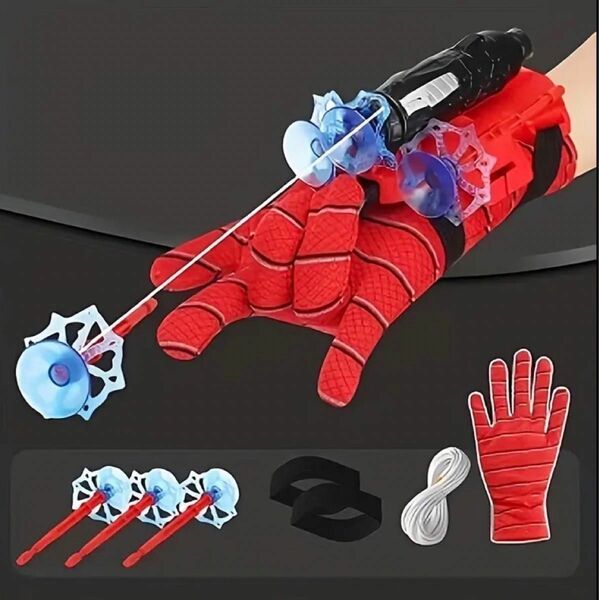 スパイダーマン　コスプレ　おもちゃ　ウェブシューター　知育玩具