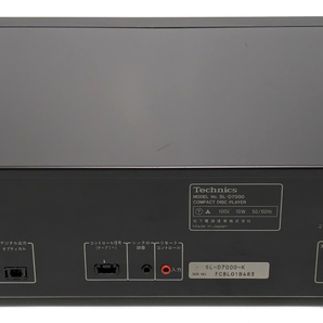 Technics テクニクス SL-D7000 CDプレーヤー CD COMPACT DISC PLAYERの画像7