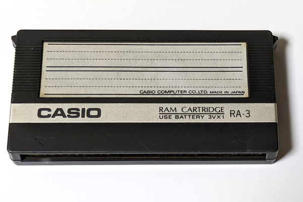 CASIO カシオ RA-3 RAM カートリッジ データ メモリ カセット ラム CARTRIDGE