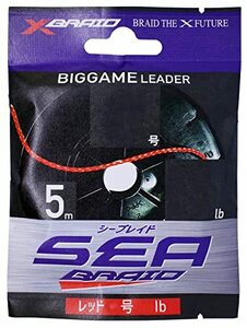 エックスブレイド(X-Braid) X-BRAID シーブレイド (SEA BRAID) ハンガーパック 5m レッド 40号 (200LB)