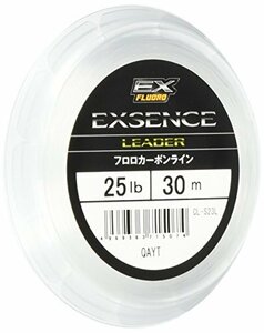 シマノ(SHIMANO) ショックリーダー エクスセンス EX フロロカーボン 30m 6.0号 クリア CL-S23L 釣り糸